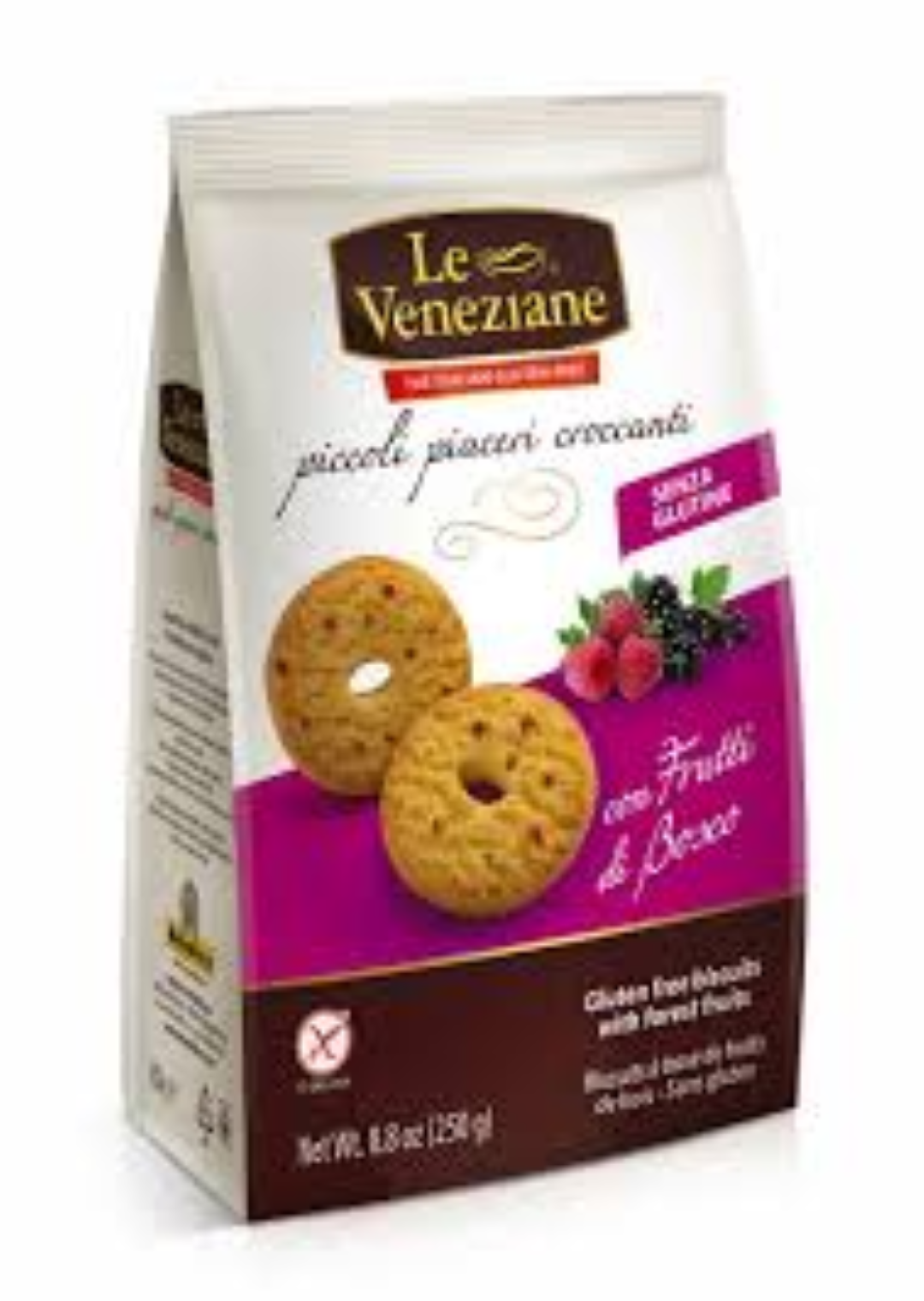 LE VENEZIANE FOREST BERRIES BISCUITS GLUTEN 250
